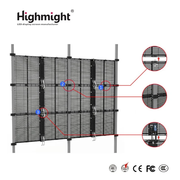 Transparent LED Advertising Screen